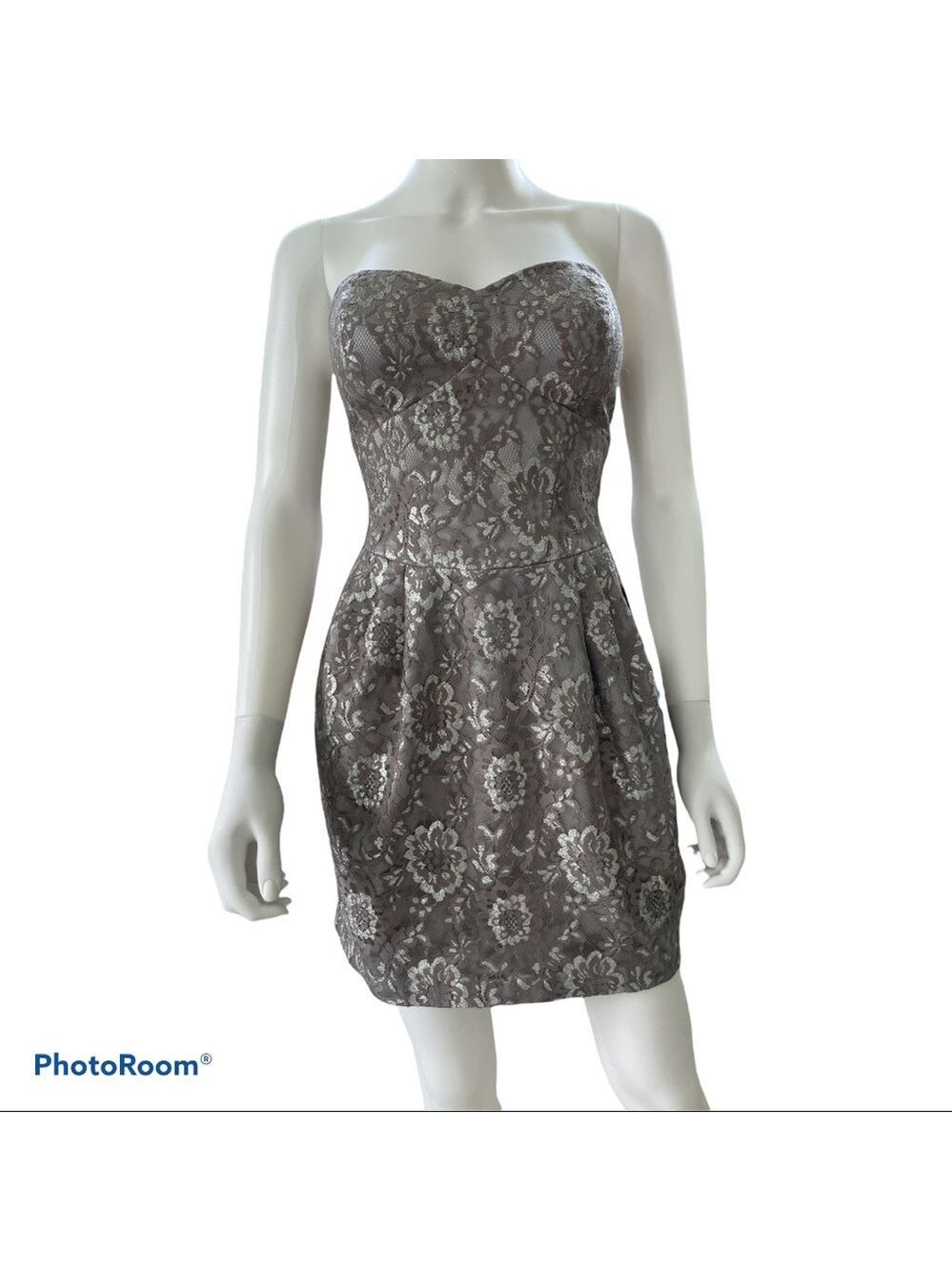 NWT B Darlin Sleeveless Lace Formal Mini Dress 7/8